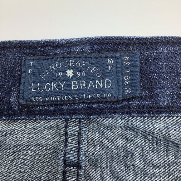 Lucky Brand Mens 121 Heritage Slim Jeans Size 38 x 34 (Actual 38 x 33) - Picture 7 of 10